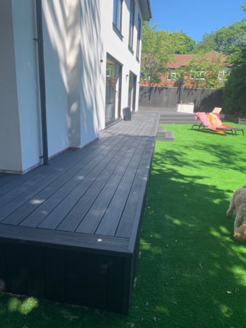 Triton - Dual-sided Hollow Composite Decking Board - 148mm x 25mm