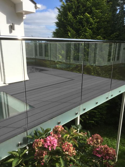 Triton - Dual-sided Hollow Composite Decking Board - 148mm x 25mm