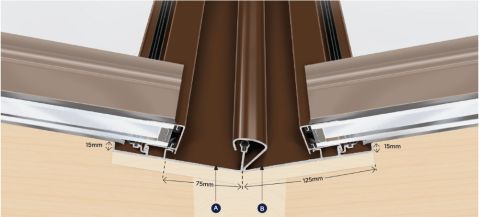 Storm Capex Aluminium Adjustable Glazed Roof Valley