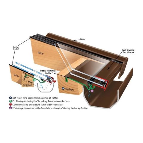 Storm Ankorglaze Condensation Control Glazing Anchor - 2.1m