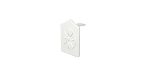 Storm Capex 50 Aluminium Extended Glazing Bar End Cap