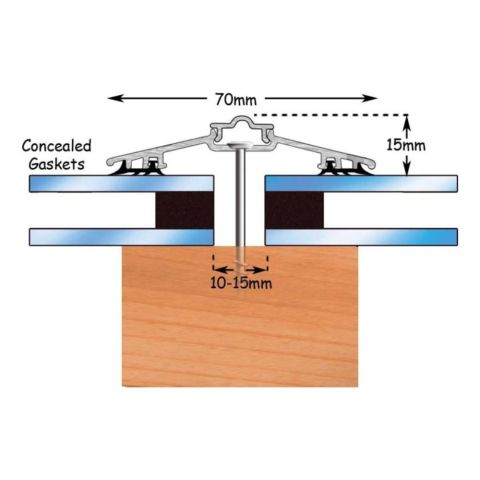 Storm Capex 70 Concealed Fix Glazing Bar