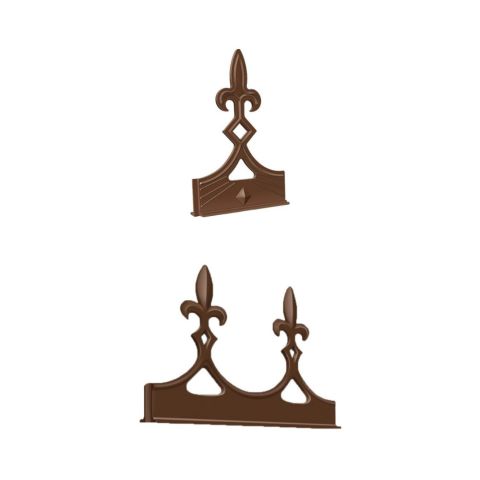 Storm Capex Aluminium Fleur De Lys Ridge Crest - 290mm