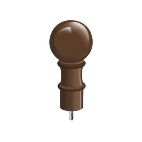 Storm Capex Bolt Down Aluminium Hollow Ball Finial - 125mm