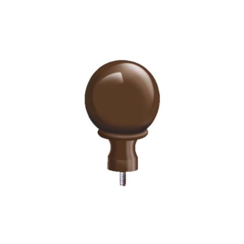 Storm Capex Bolt Down Aluminium Ball Finial - 80mm