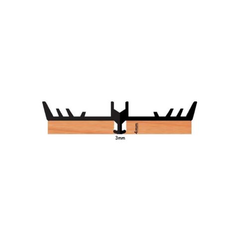 Storm Rag 55 / 55mm Groove Fit Rafter Gasket - Black (100m x 55mm)