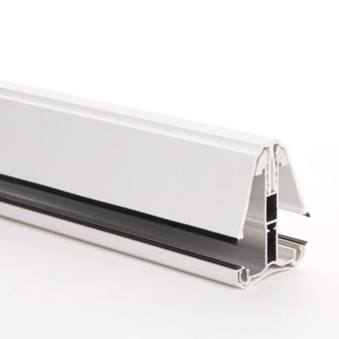 Poly X Heavy Duty Self Supporting Aluminium Glazing Bar - White