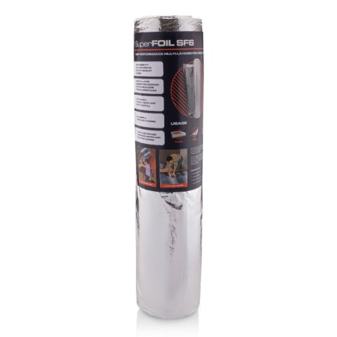 SuperFOIL SF6 Multi-layer Foil Insulation - 30mm x 1200mm x 10m
