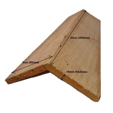 Superior Products Western Red Cedar Roof Ridges - 4.5m (No.1 Grade)