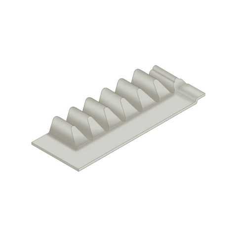 Swisspearl Big Six Fibre Cement Eaves Filler - 1086mm (Natural Grey)