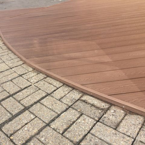 Triton - Dual-sided Hollow Composite Decking Board - 148mm x 25mm