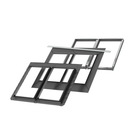 VELUX EKL 2021M Coupled Flashing Set - 100mm Gap - Up to 8mm Slates
