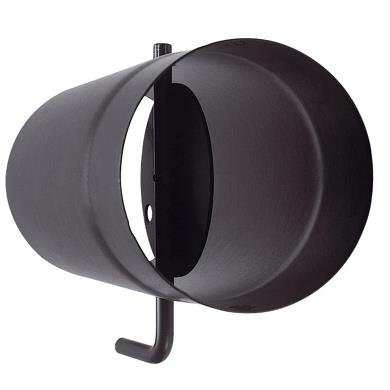 Vitreous Enamel Stove Pipe Damper - 125mm/150mm - 250mm