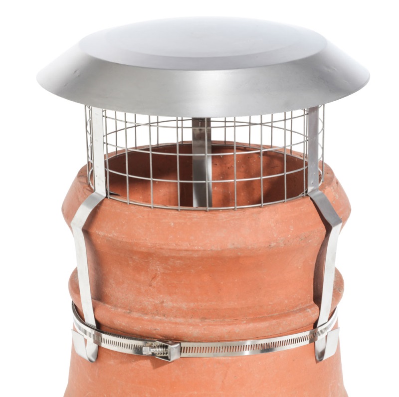 Econoguard Chimney Birdguard - 150m to 250mm - Terrracotta