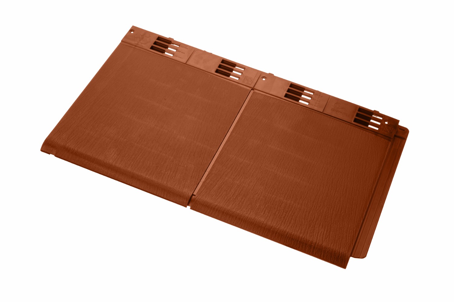 Envirotile - Double Plastic Tile - Terracotta (Pack of 10)