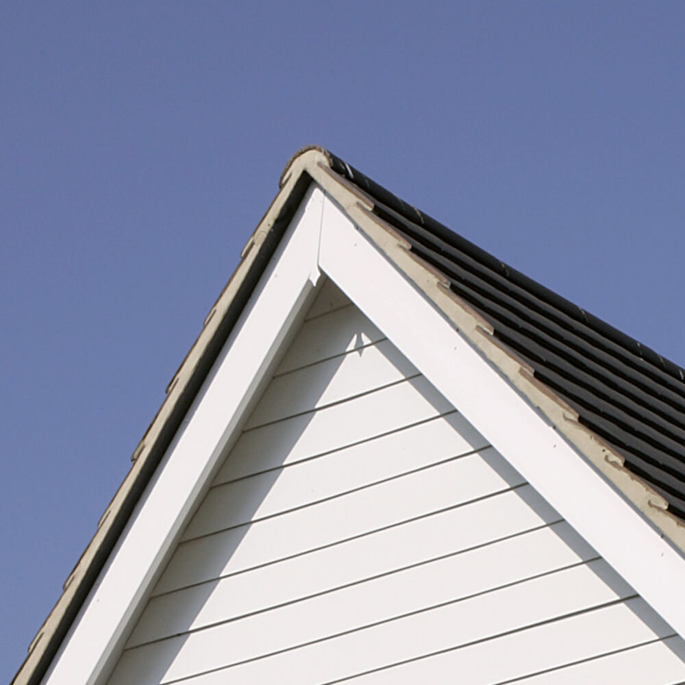 The plain UPVC fascia board in use