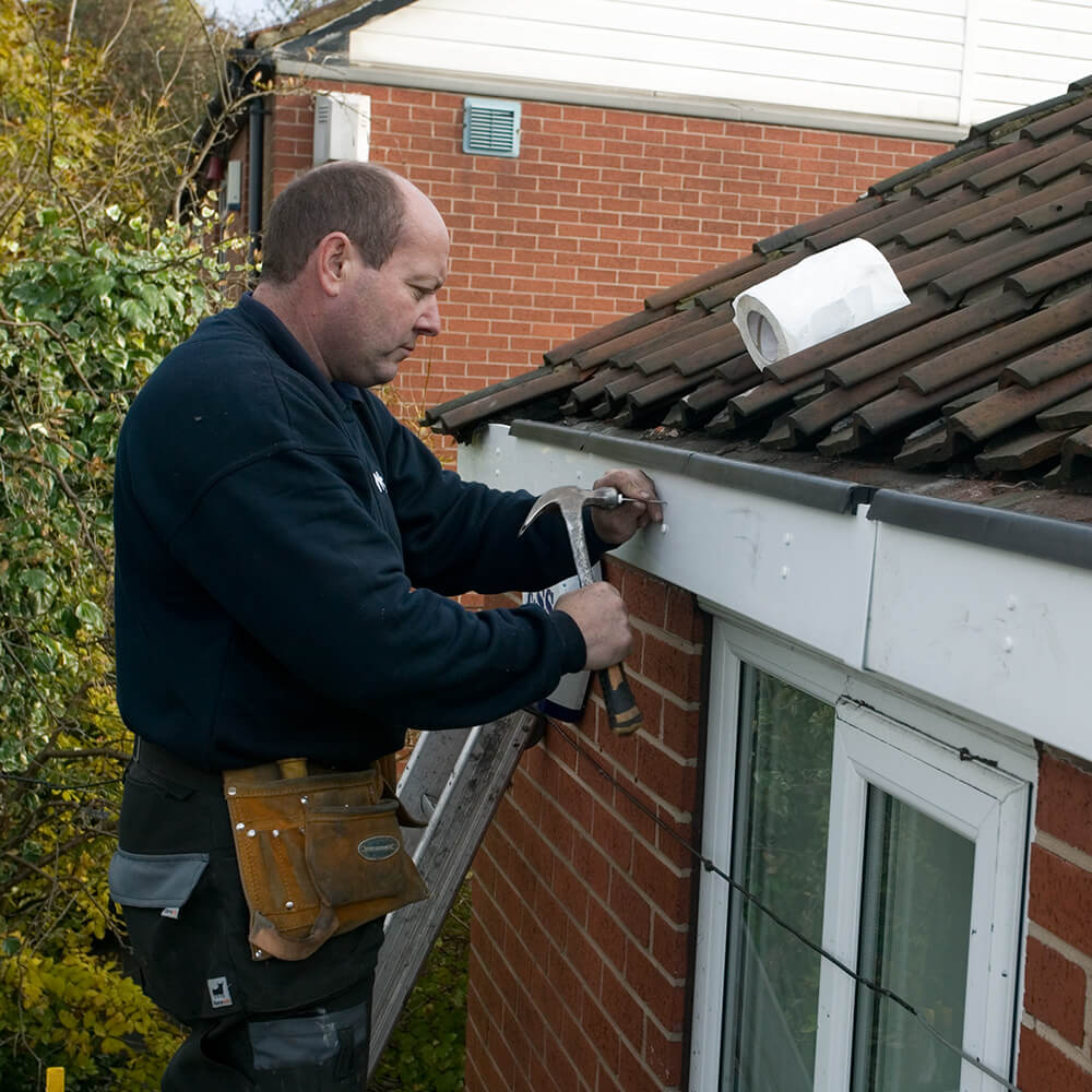 Installation of the UPVC fascia boards