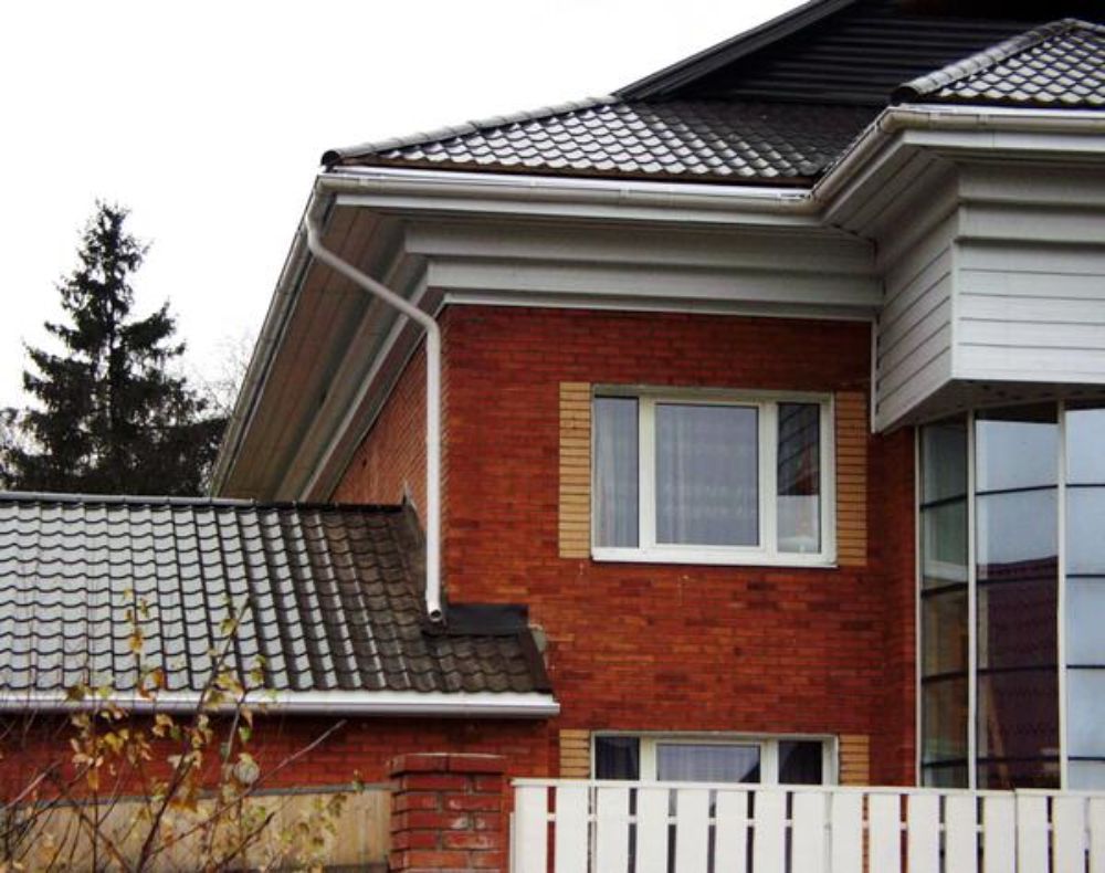 Lindab Steel Guttering - Downpipe Bend - Magestic Galvanised