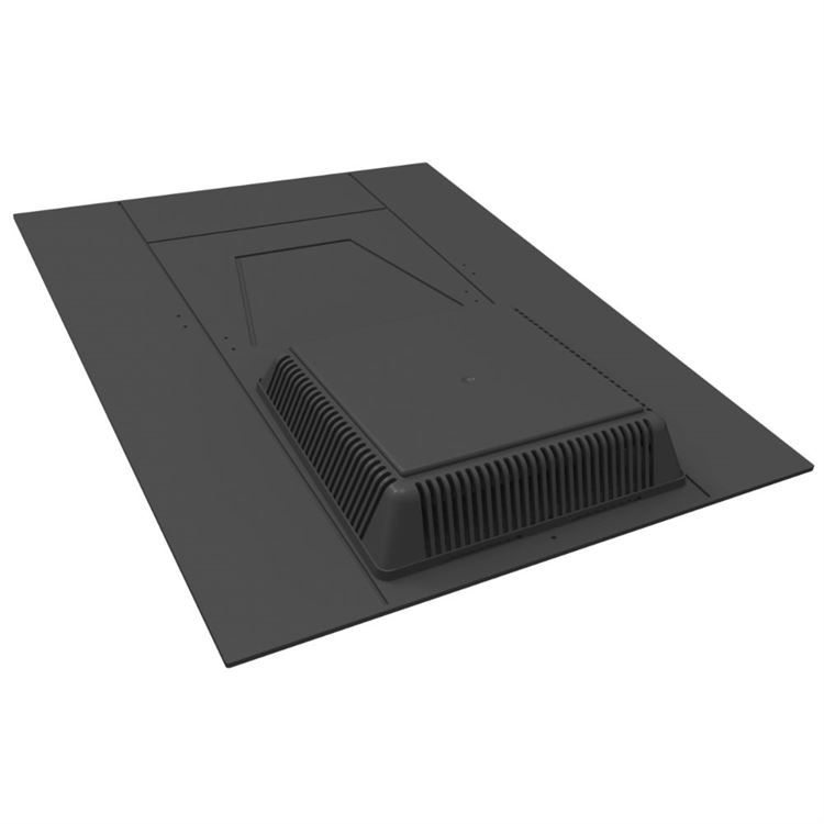 Manthorpe Hooded Slate Vent - 600 x 450mm - Black (Pack of 5)