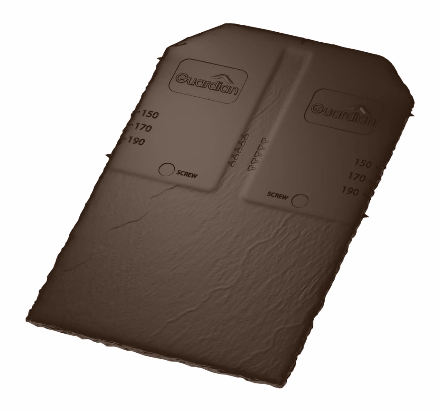 Guardian - Synthetic Slate Tile - Brown (Pack of 22)