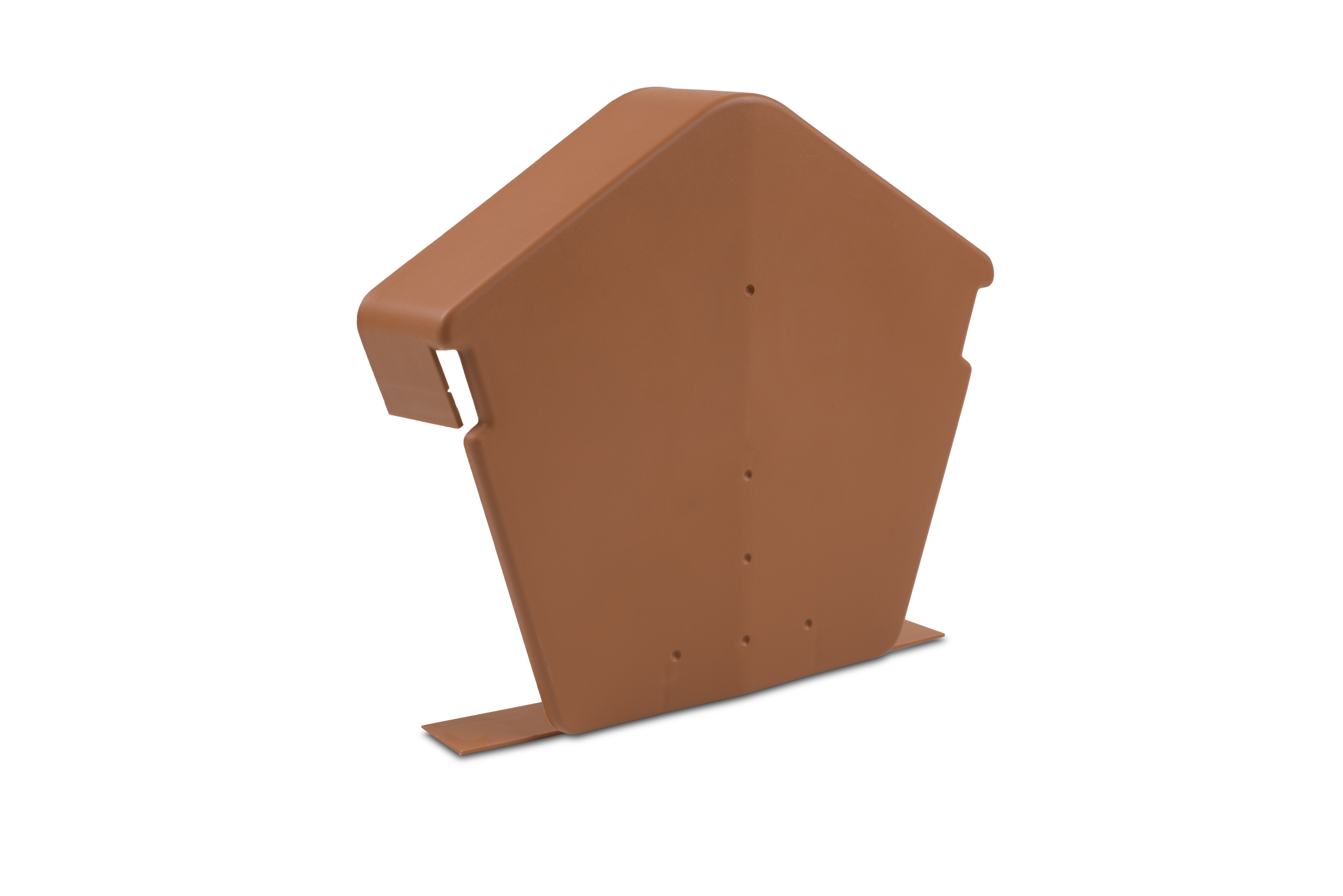 Hambleside Danelaw - Angled Ridge End Cap for Interlocking Plain Tile Dry Verge (Pack of 10)