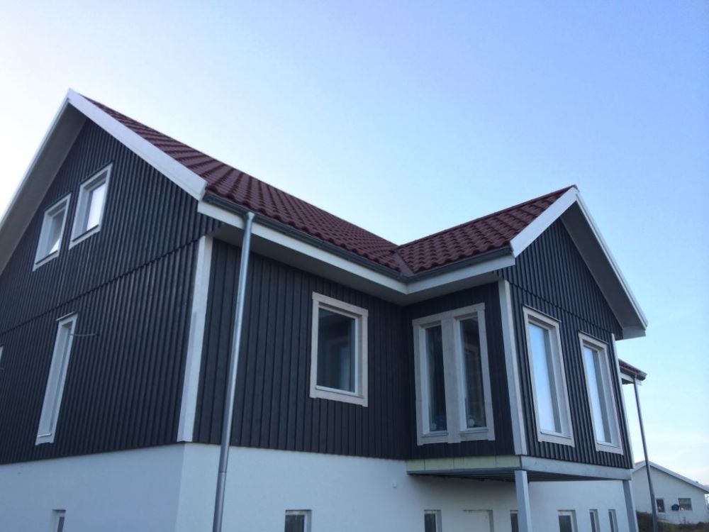 Lindab Steel Guttering - Downpipe - Magestic Galvanised