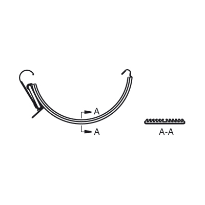 Lindab Steel Guttering - Gutter Joint with Rubber Seal