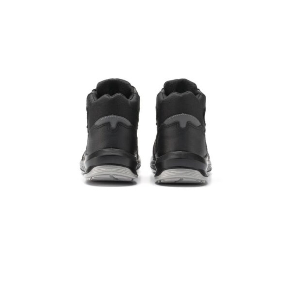 Rugged Terrain - Full Grain Super Grip Safety Trainer Boots (S3 SRC) - Black Leather