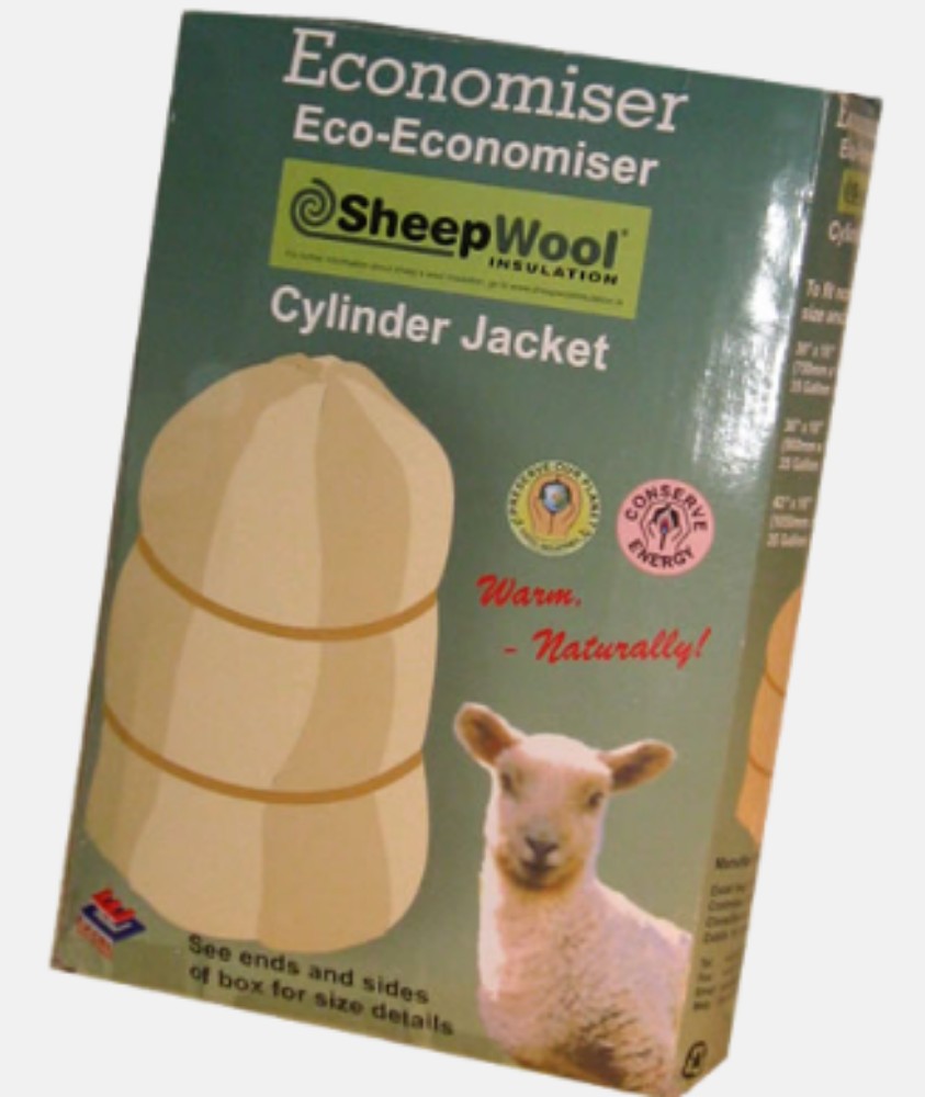 SheepWool Eco-Economiser Hot Water Cylinder Jacket - 36" x 18" (35 Gallon/160L)