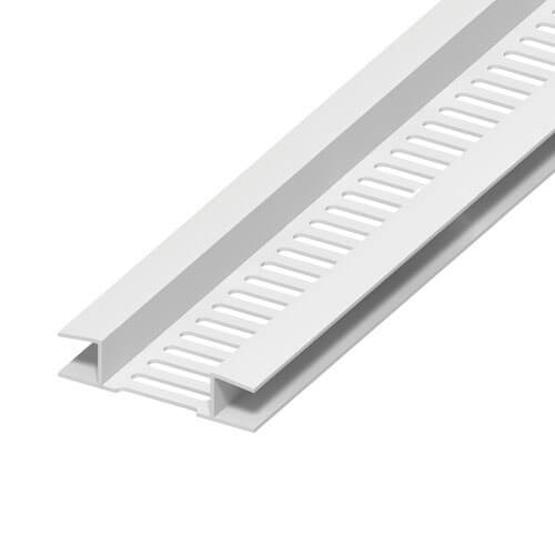 Soffit Board Ventilation Strip - 10mm - White (5m)