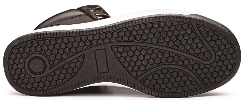 Rugged Terrain - Sport Sneaker Safety Boots (SB SRC) - Black Nubuck