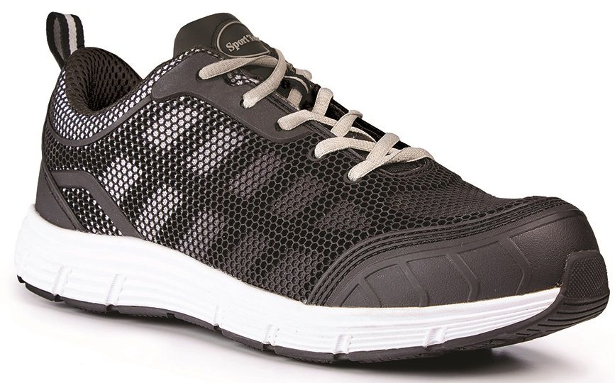 Rugged Terrain - Sport Safety Trainers (SB SRC) - Black/Grey KPU Mesh