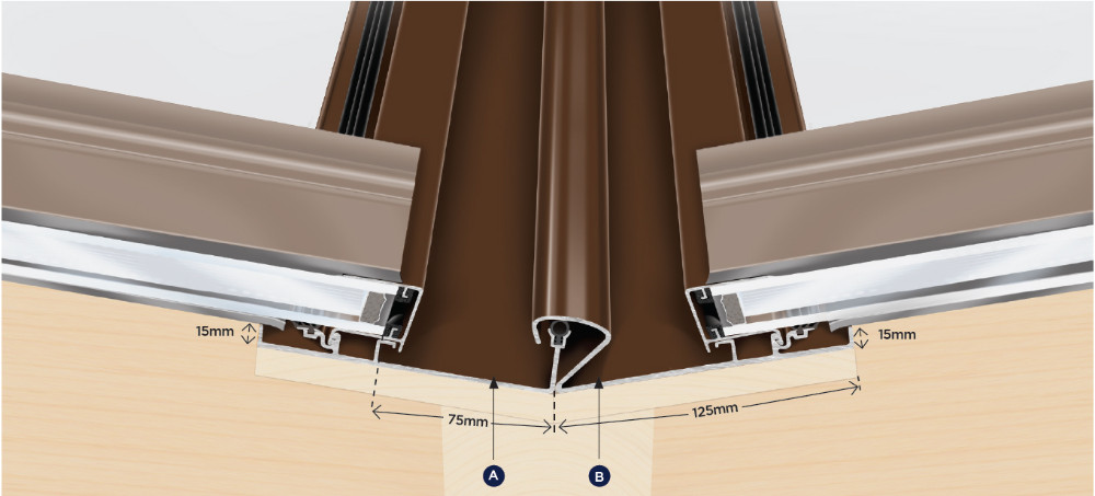 Storm Capex Aluminium Adjustable Glazed Roof Valley