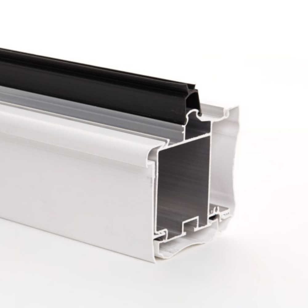 Poly X Aluminium Roof Glazing Eavesbeam - White