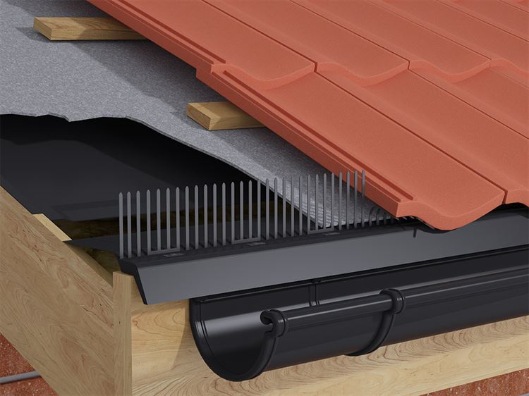 Timloc 10mm Over Fascia Eaves Vent System with Comb Filler - 900mm - Black