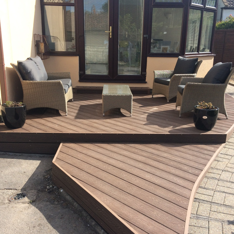 Triton Dualsided Hollow Composite Decking Board