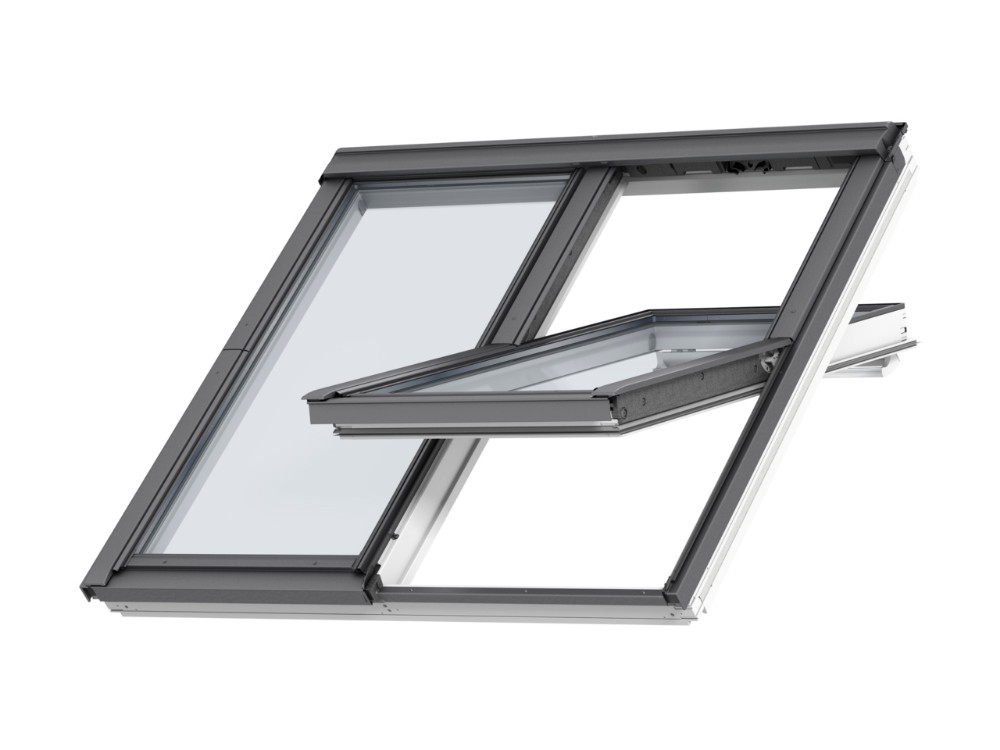 VELUX GGLS FMK08 2-in-1 Centre Pivot Roof Window - 139x140cm