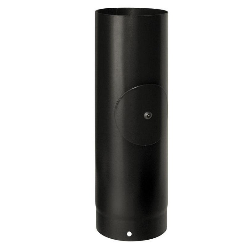 Vitreous Enamel Stove Pipe with Door - 125mm/150mm - 500mm to 1000mm