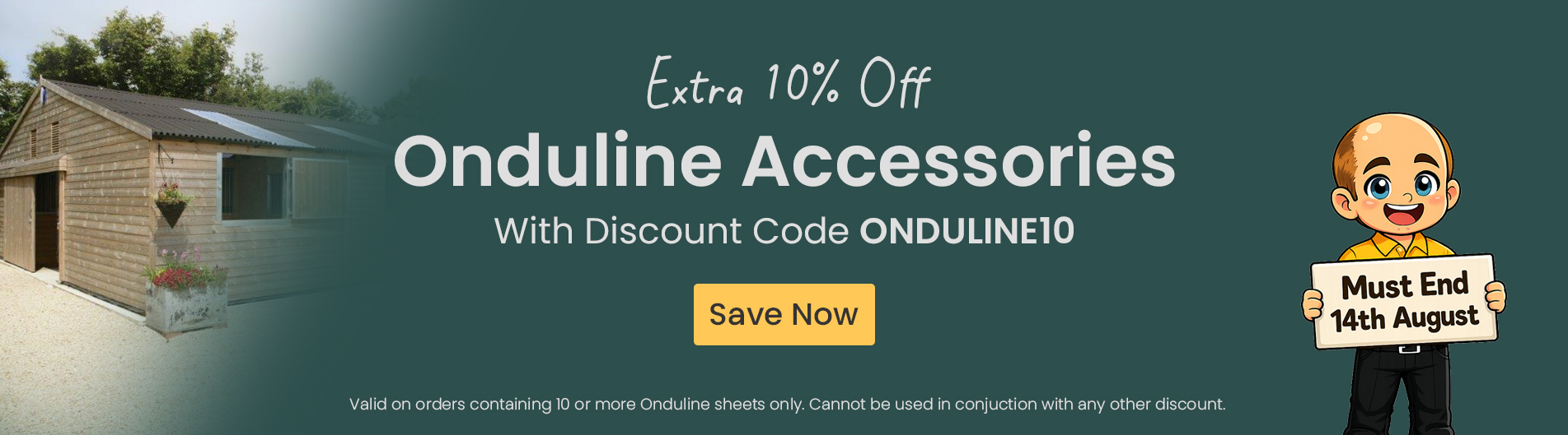 Extra 10% Off Onduline Accessories