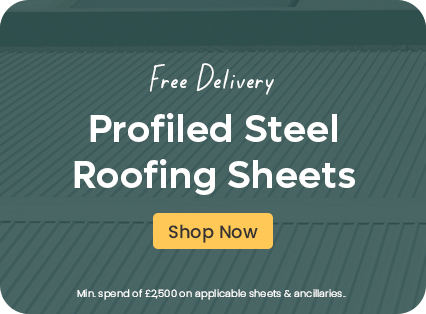 Free Delivery on Profiled Steel Roofing Sheets