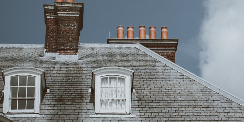 Lead flashing on large roof