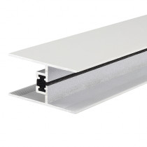 Alukap-XR - 24/25mm Horizontal Glazing Bar - White (2100mm)