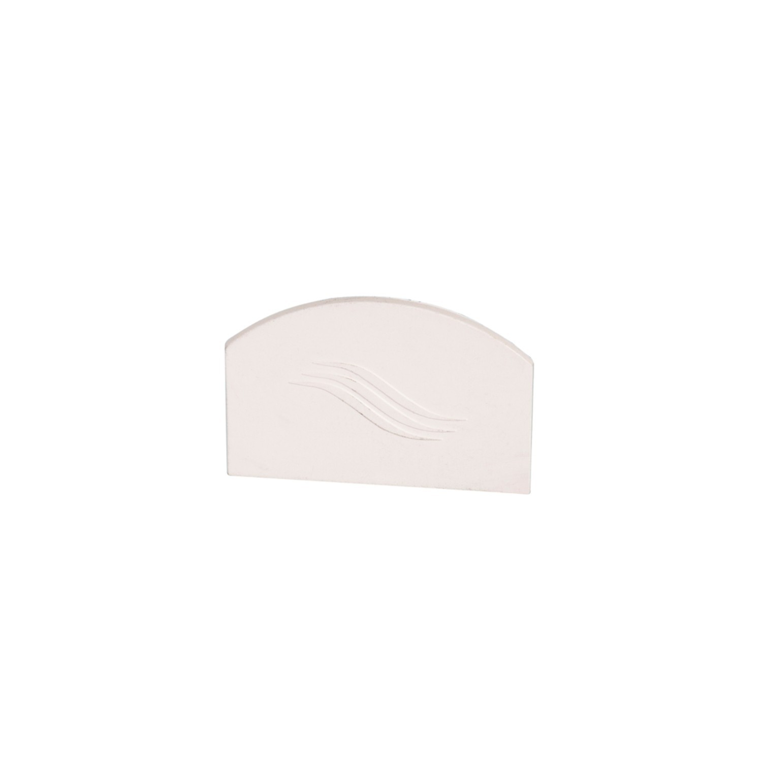 Corotherm - 25mm Polycarbonate Sheet Glazing Bar End Caps - White