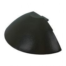 Alukap-XR - Ridge Radius End Cap - Brown