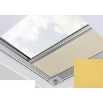 Fakro - ARF/D II 258 - Flat Roof Manual Blackout Blind - Mustard