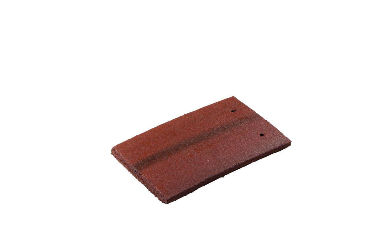 Redland Plain Tile - Concrete Tile - Smooth Premier Rustic Red (6151)