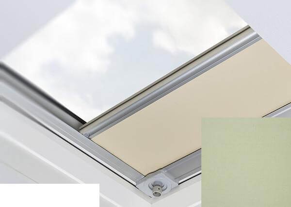 Fakro - ARF/D II 059 - Flat Roof Manual Blackout Blind - Mint Green