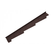 Britmet - Left Hand Side Wall Flashing - Rustic Brown (1250mm)