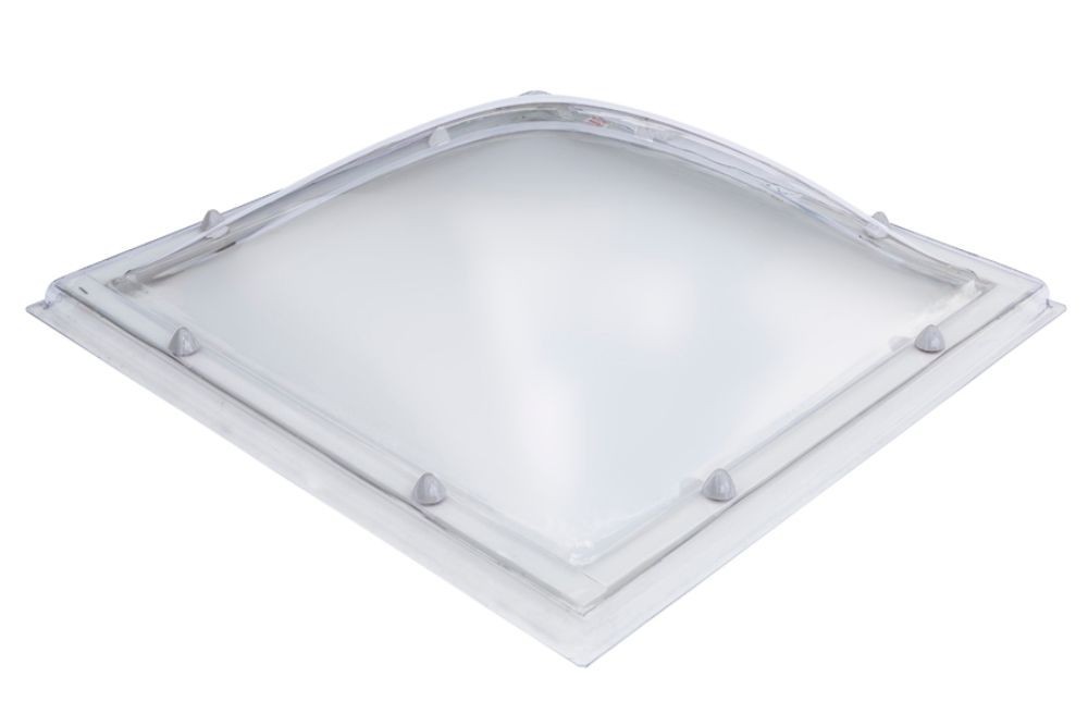 Em-Dome Polycarbonate Skylight to Suit Builders Upstand - Square