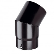 Vitreous Enamel Stove Pipe 45 Degree Bend - 125mm to 150mm